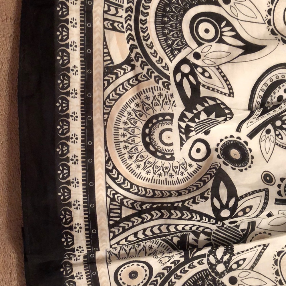 White House black market strapless top